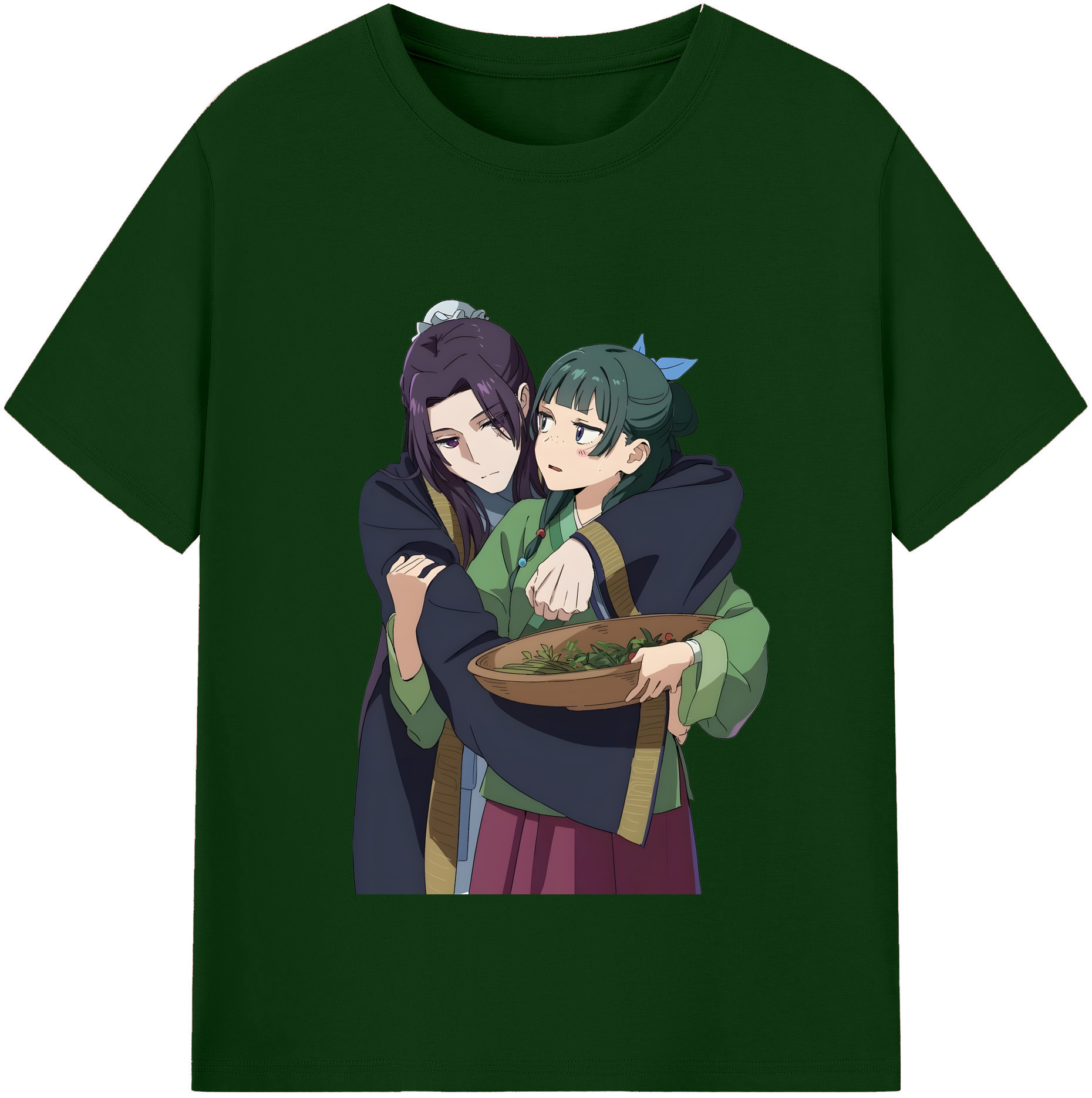（画像用） 薬屋のひとりごと The Apothecary Diaries 綿100％半袖Tシャツ（フロントプリント）